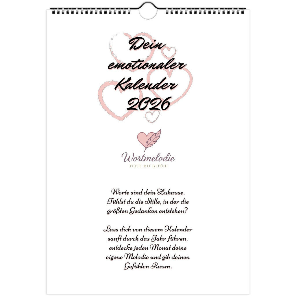 Dein emotionaler Kompass: Der Wortmelodie Kalender 2026