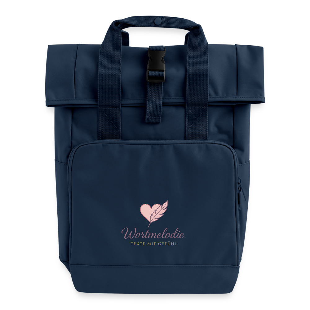 Wortmelodie Rolltop Rucksack