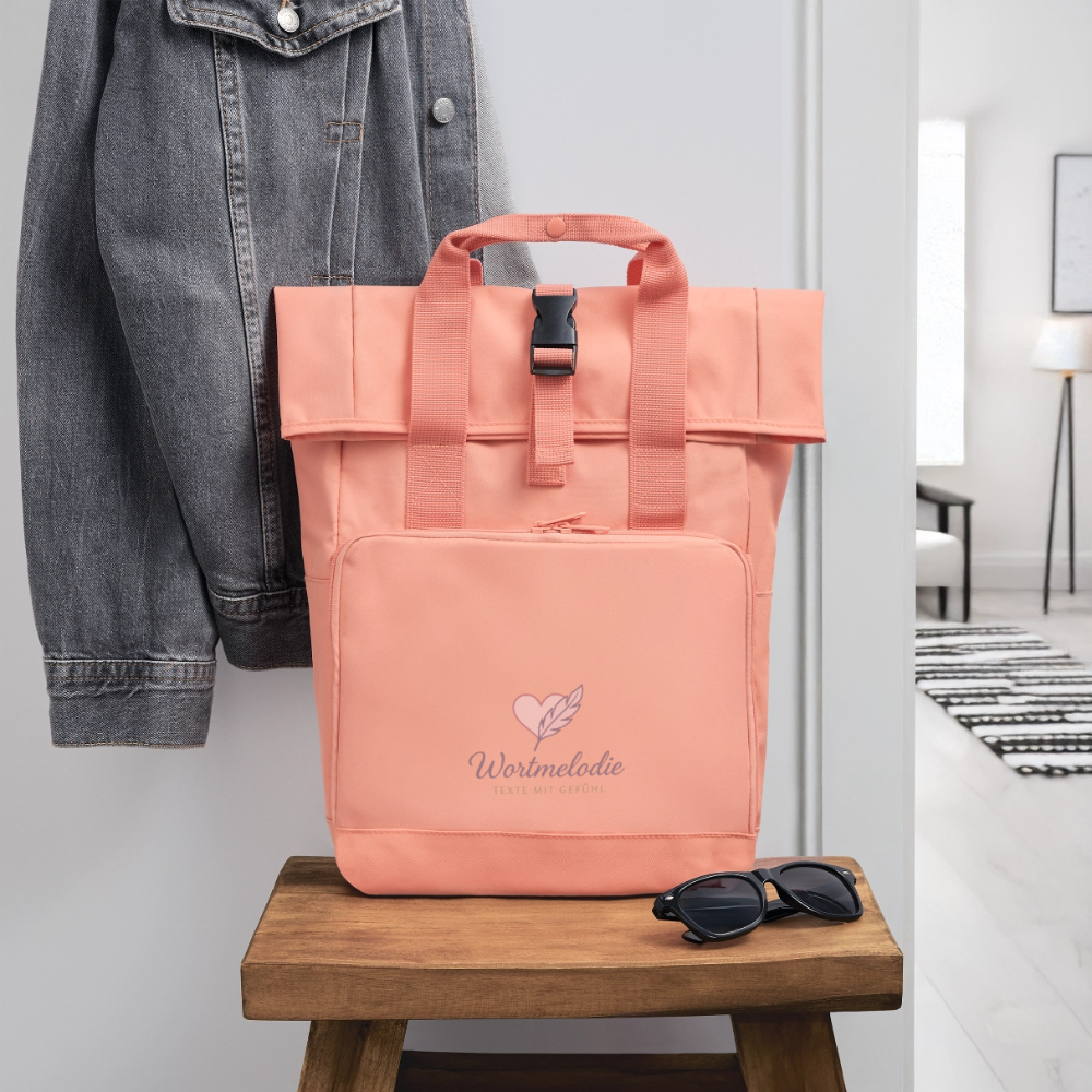Wortmelodie Rolltop Rucksack