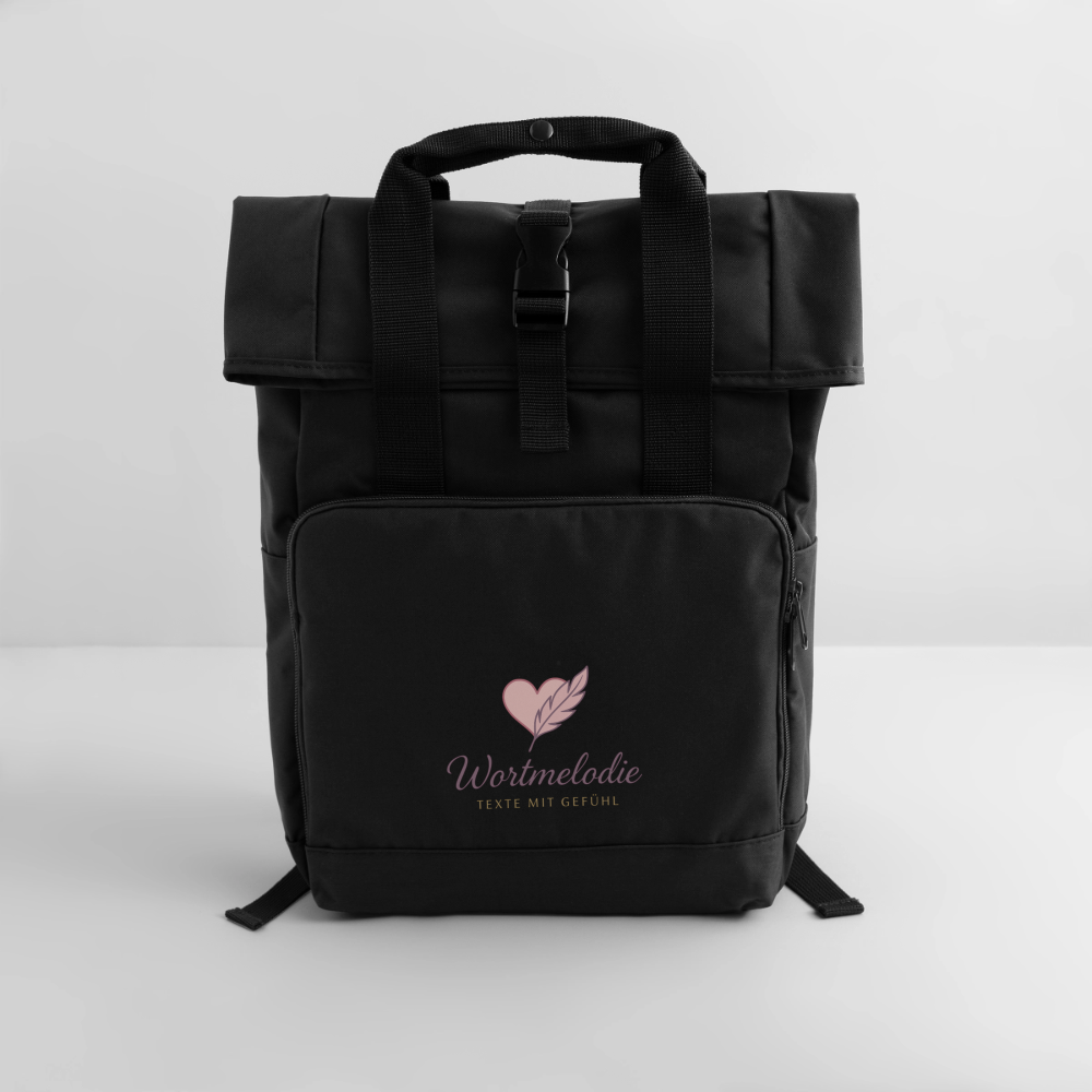 Wortmelodie Rolltop Rucksack