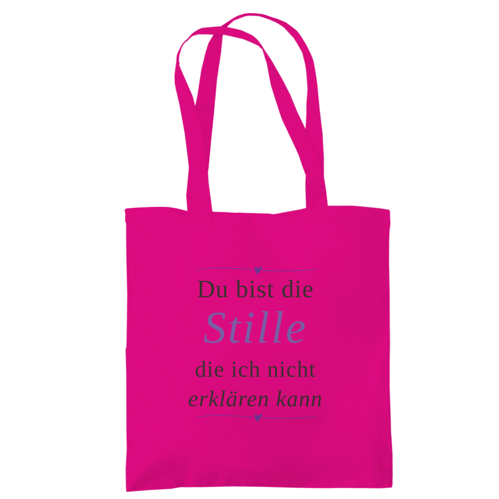 Tragetasche – „Du bist die Stille, die ich nicht erklären kann" | Wortmelodie Moments