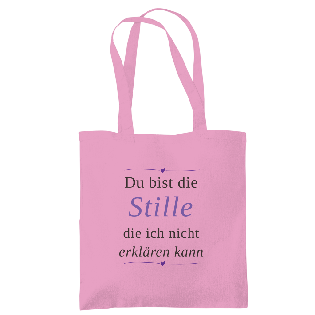 Tragetasche – „Du bist die Stille, die ich nicht erklären kann" | Wortmelodie Moments