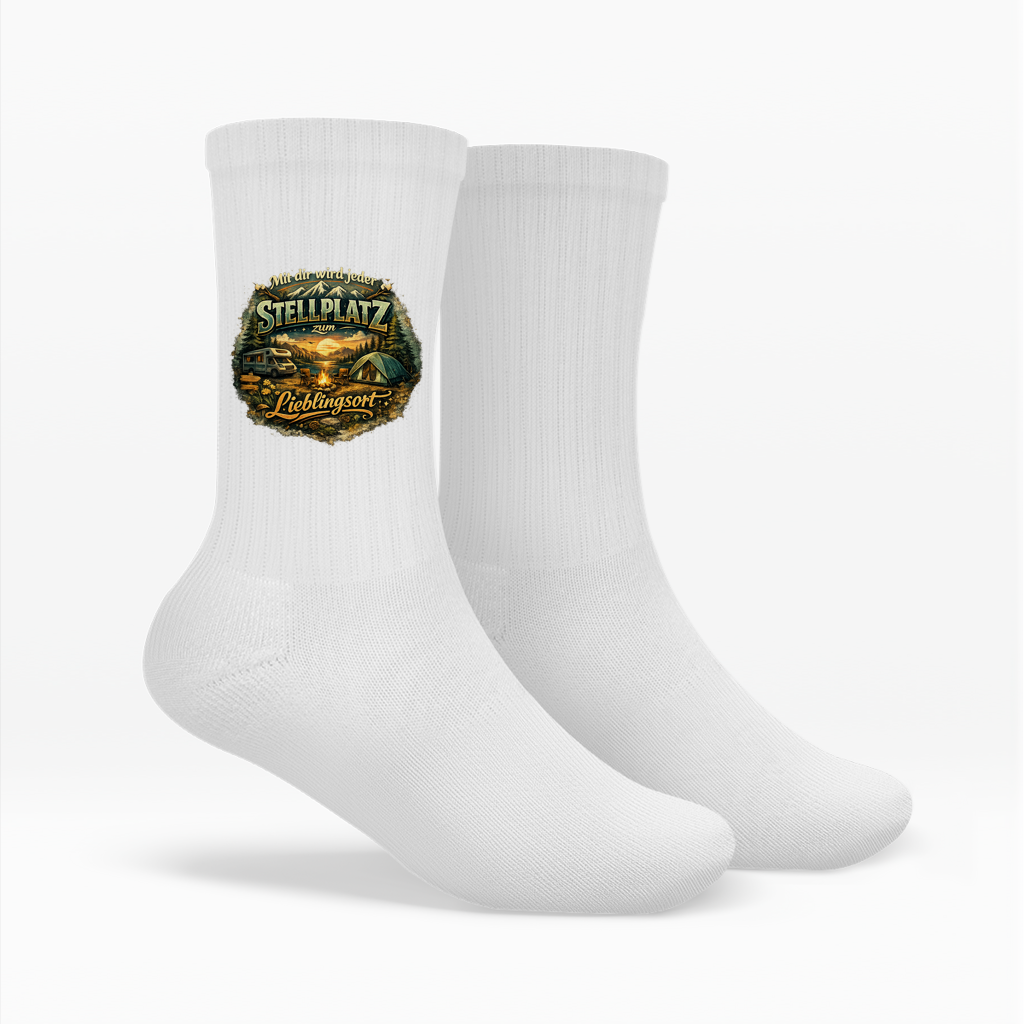 Camper-Crew-Socken – Mit dir wird jeder Stellplatz zum Lieblingsort