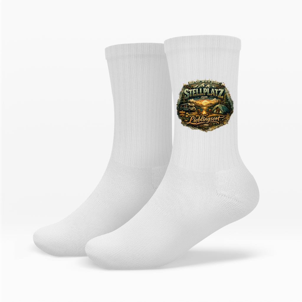 Camper-Crew-Socken – Mit dir wird jeder Stellplatz zum Lieblingsort