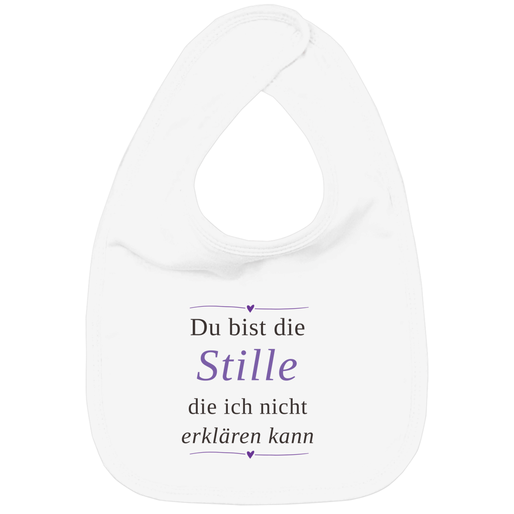 Kinder Lätzchen aus Baumwolle – weiches Baby-Lätzchen als Geschenk | Wortmelodie Moments