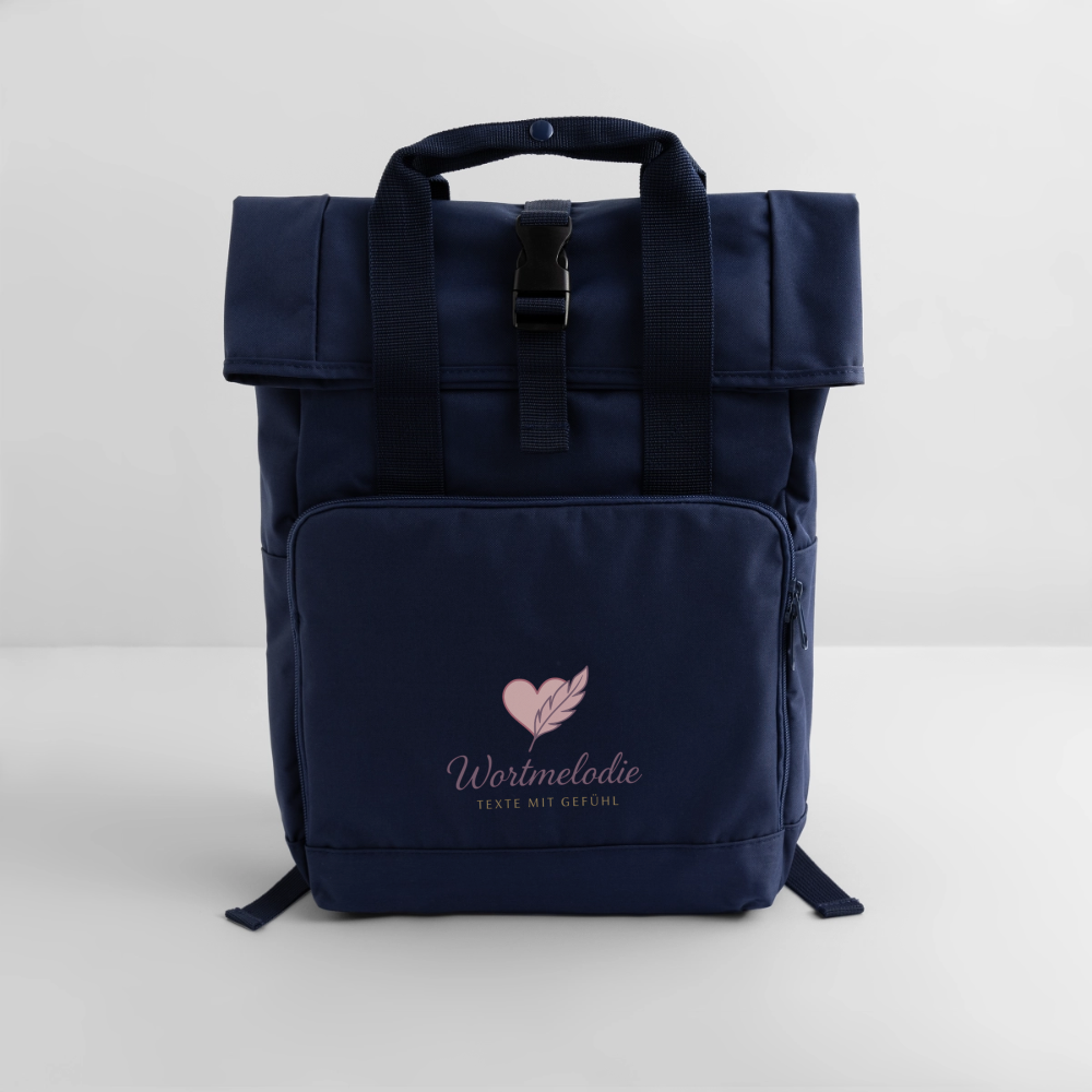 Wortmelodie Rolltop Rucksack