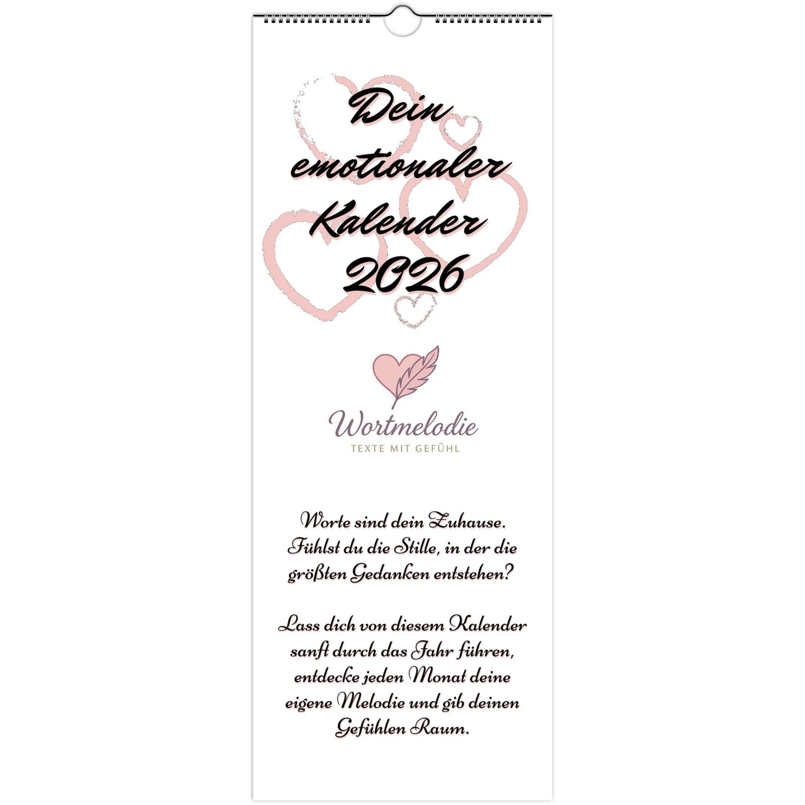 Dein emotionaler Kompass: Der Wortmelodie Kalender 2026