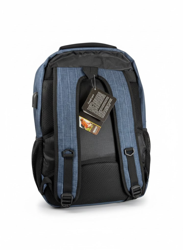 Allrounder-Rucksack | Blau Meliert