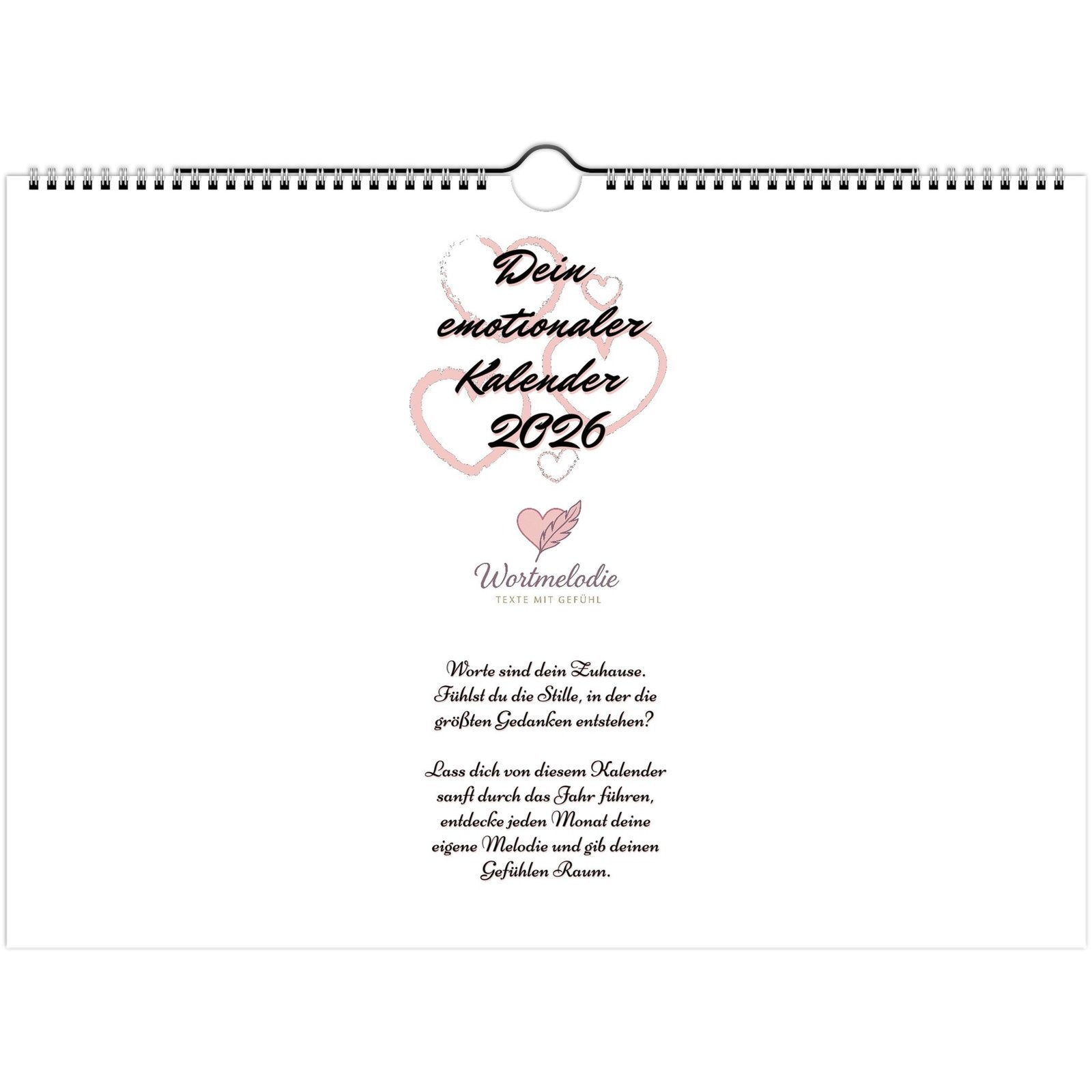 Dein emotionaler Kompass: Der Wortmelodie Kalender 2026