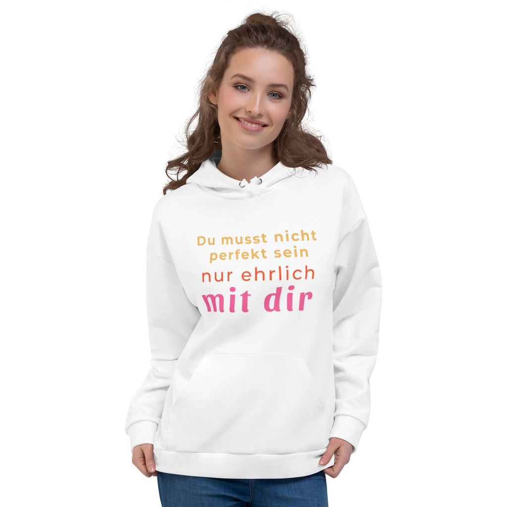 Wortmelodie Unisex-Hoodie „Ehrlichkeit“