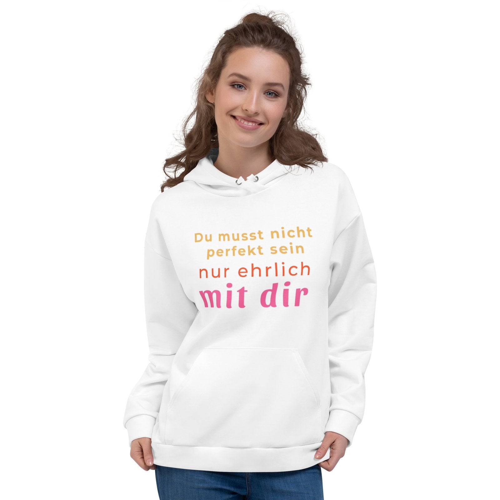 Wortmelodie Unisex-Hoodie „Ehrlichkeit“