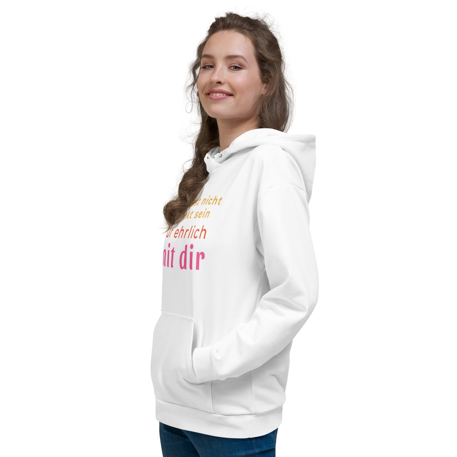 Wortmelodie Unisex-Hoodie „Ehrlichkeit“