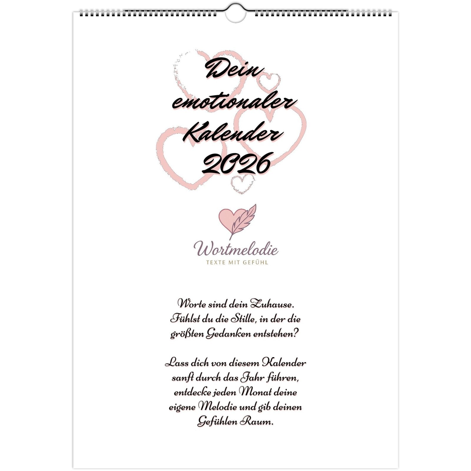 Dein emotionaler Kompass: Der Wortmelodie Kalender 2026