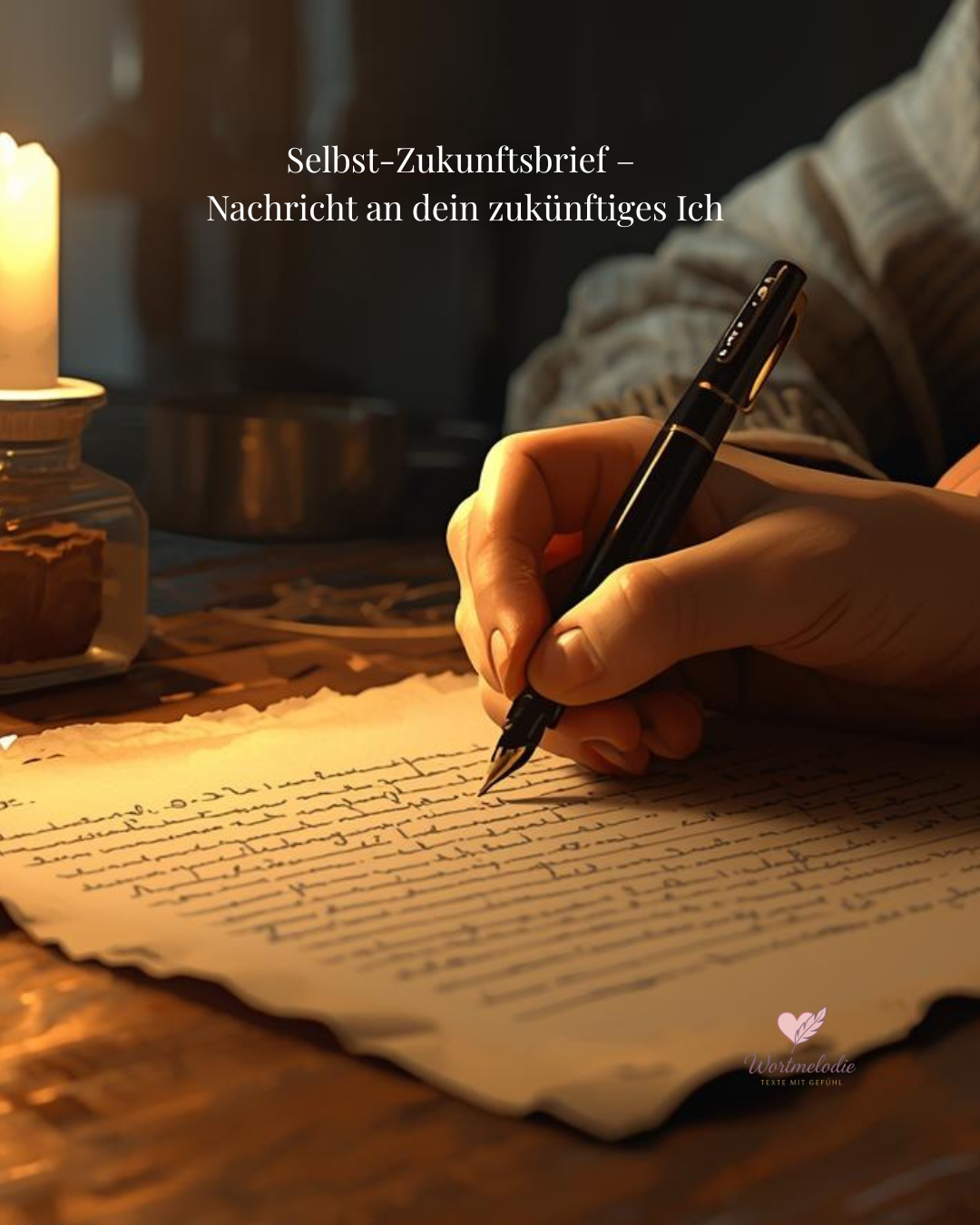 Wortmelodie TEXTE MIT GEFÜHL: Selbst-Zukunftsbrief – Nachricht an dein zukünftiges Ich | Motivierend, Handgeschrieben & Maßgeschneidert